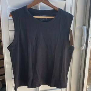 NWT  Faherty Women's Organic Cotton Sunwashed  Slub Muscle Tank/Tee